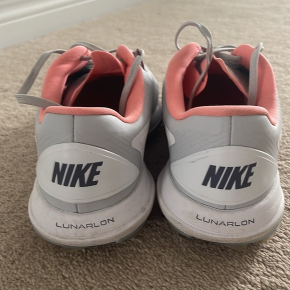 Nike Lunar Control Vapor 2 Golf Shoes White Pink 909083-002 Size 9.5 - Picture 2 of 7
